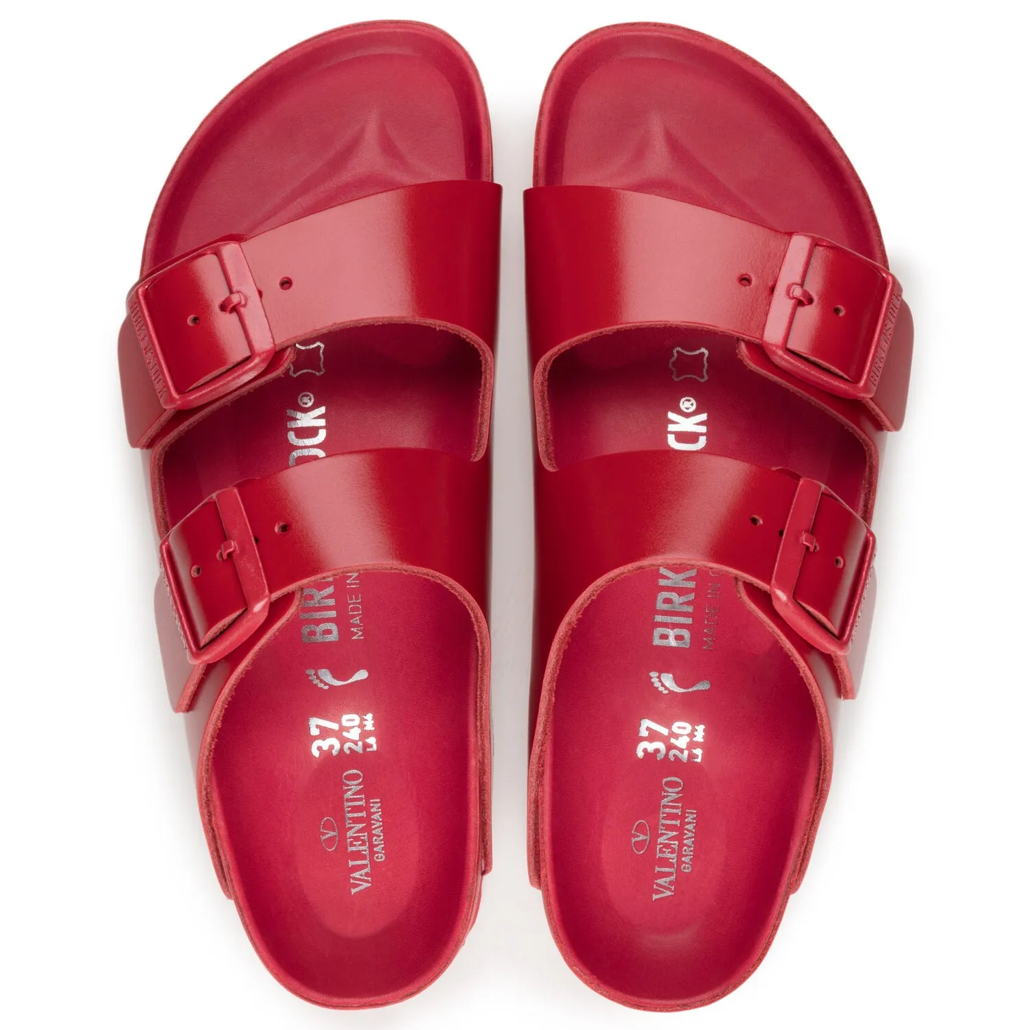 Valentino Garavani X Birkenstock 1774 Womens's Arizona Sandals - RED