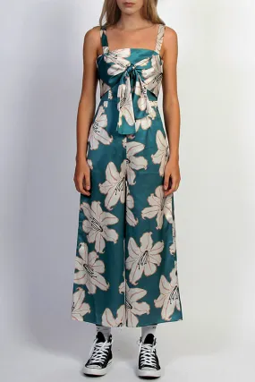 Weekender Jade Floral Strappy Jumpsuit